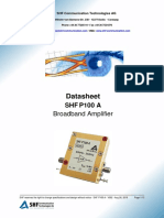Datasheet: Broadband Amplifier