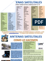 Listado de Canales TV Satelital