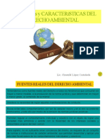 DERECHO AMBIENTAL - CLASE No.8 CARACTERÍSTICAS DEL DERECHO AMBIENTAL