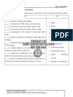 VI. ASSESSMENT (20 Points) A. A B: MATCHING TYPE: Match Column A With Column B. Write Your Answer On The Blank Provided