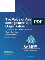 Gfmam - The Value of Asset Management - Template For Assessment - First Edition - English Version