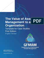 Gfmam_the Value of Asset Management_template for Case Studies_first Edition_english Version