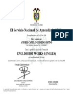 El Servicio Nacional de Aprendizaje SENA: English Dot Works 4 (Ingles)