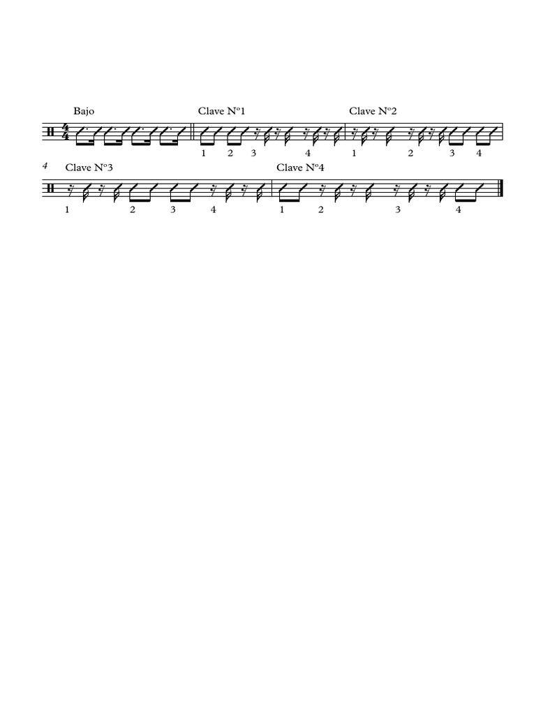 Claves Samba | PDF