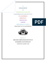 Waterproofing of Structures: A Seminar Report