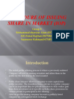 Procedure of Issuing Share in Market (Iop)