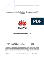 2019FS026 Communicate With FusionSolar Through An openAPI Account