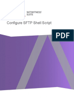 Configure SFTP Shell Script File Transfer