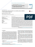 Transient Free Convective Flow in An Annular Porous Medium: A Semi-Analytical Approach