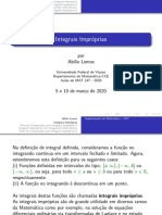 Integrais Improprias - MAT 147 - 2020-I