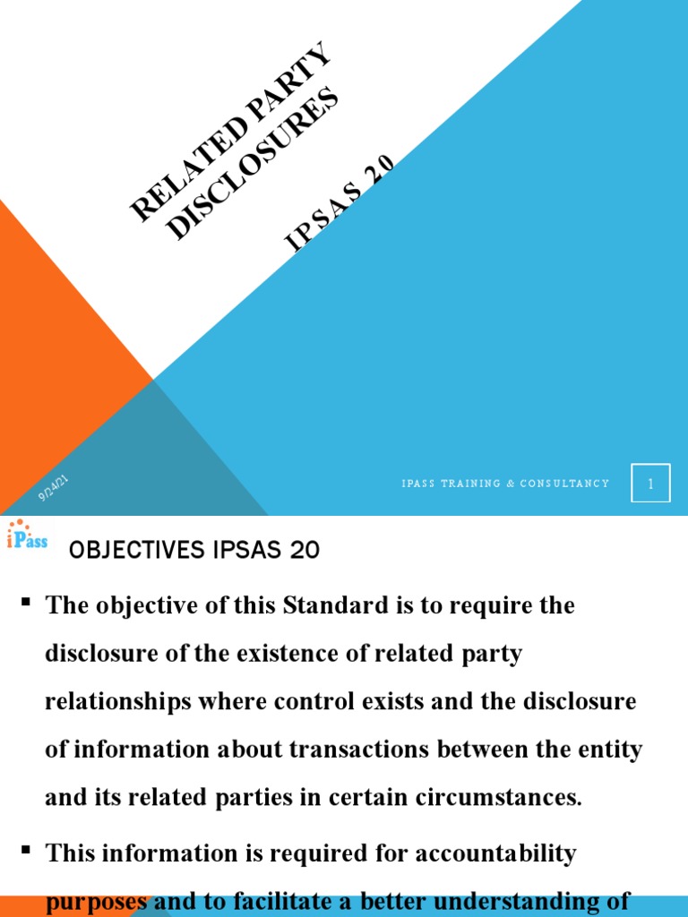 IPSAS 20 - Related Party Disclosures | PDF | Contractual Term | Information