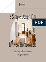 8 Simple Design Tips: Interior Design For First-Time Homebuyers