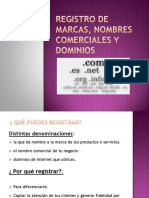 Registrar marca, nombre comercial y dominio .es