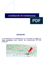 Localización de Instalaciones