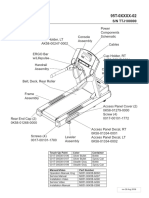 95Ti-0XXXX-02 SN - TTJ100000 95ti Treadmill Parts Diagram