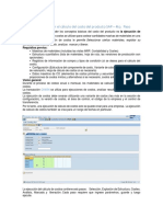 SAP 5 Pasos para Entender El Calculo Del Costo Del Producto - Paso 4