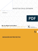 Gerencia de Proyectos Con El Estándar Del PMI 2021 - Sesión 2