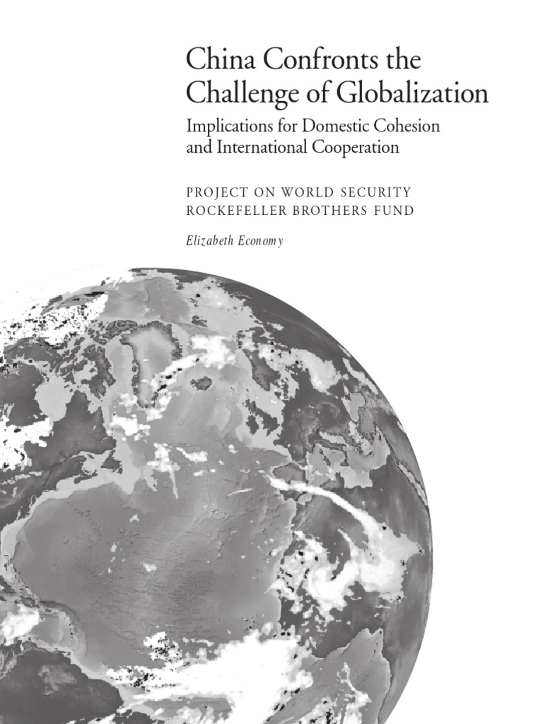 China Confronts The Challenge of Globalization | PDF | World Politics ...