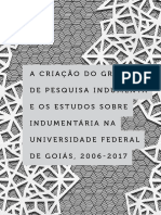 A Criação Do Grupo de Pesquisa INDUMENTA e Os Estudos Sobre Indumentária Na Universidade Federal de Goiás, 2006-2017