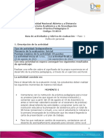 1-Guia de Actividades y Rúbrica de Evaluación - Paso 1 - Reflexión Personal