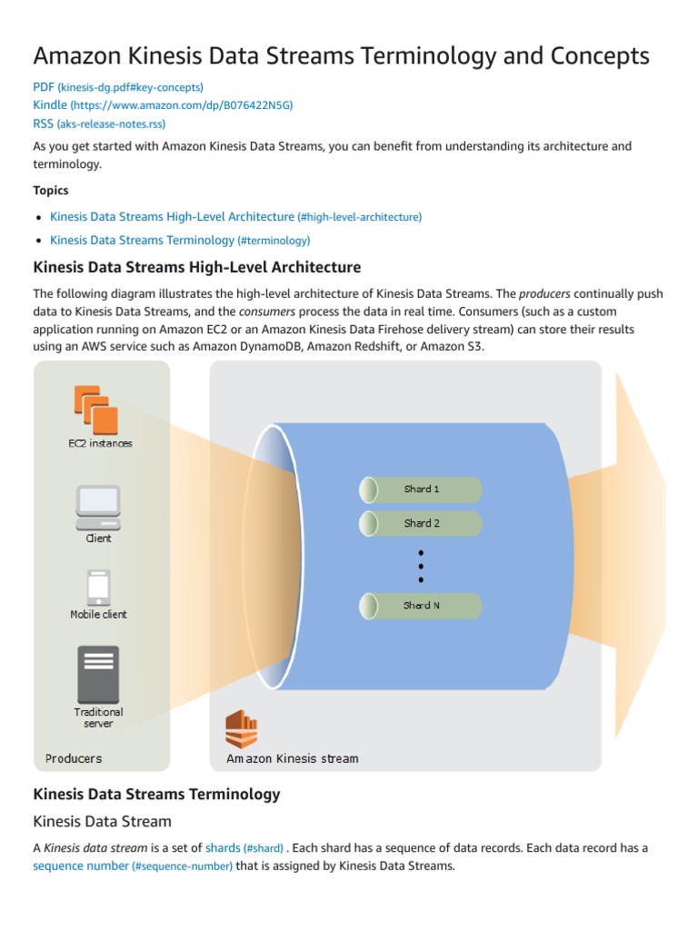 AWS-Doc-Amazon Kinesis Data Streams | PDF | Information Age | Computer ...