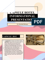 Capsule Hotel: Informational Presentation