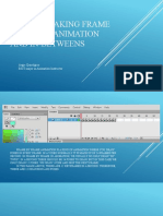 Steps in Making Frame by Frame Animation and In-Betweens