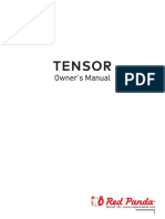 Tensor Owners Manual