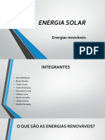 Energia Solar - Trabalho de Outro Grupo