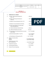 Section - F Project Information: Dimensions of Chimney