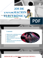 Riesgos de La Información Electrónica