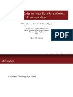 Space-Time Codes For High Data-Rate Wireless Communication: Abhay Kumar Sah, Sushobhan Nayak