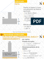 S9 Dimensionamiento de Zapatas Solución