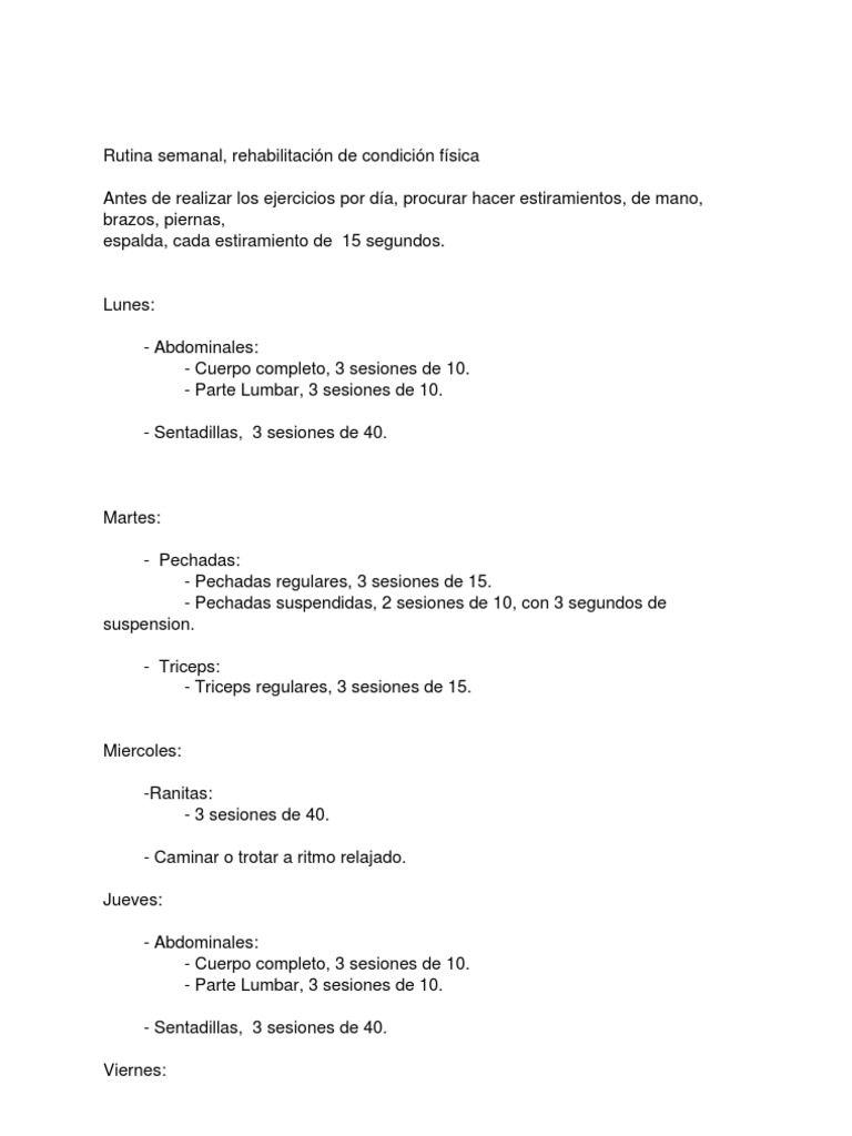 Rutine | PDF