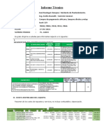 Informe de Compra de Pegamento, Lampara y Relay