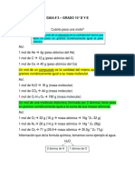 Guia # 3 Cuanto Pesa Una Mole