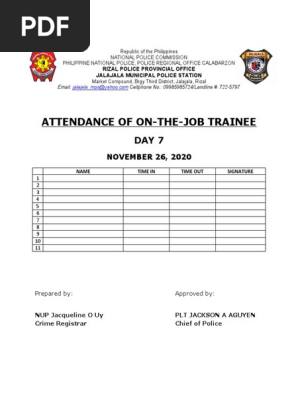 Attendance