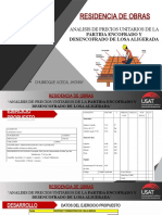 Analisis de Costo - Losa Aligerada