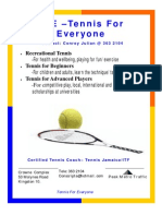 Tennis Flyer 1