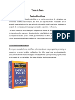 Tipos de textos informativos