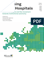 Governing Public Hospitals - Reform Strategies and The Movement Towards Institutional Autonomy