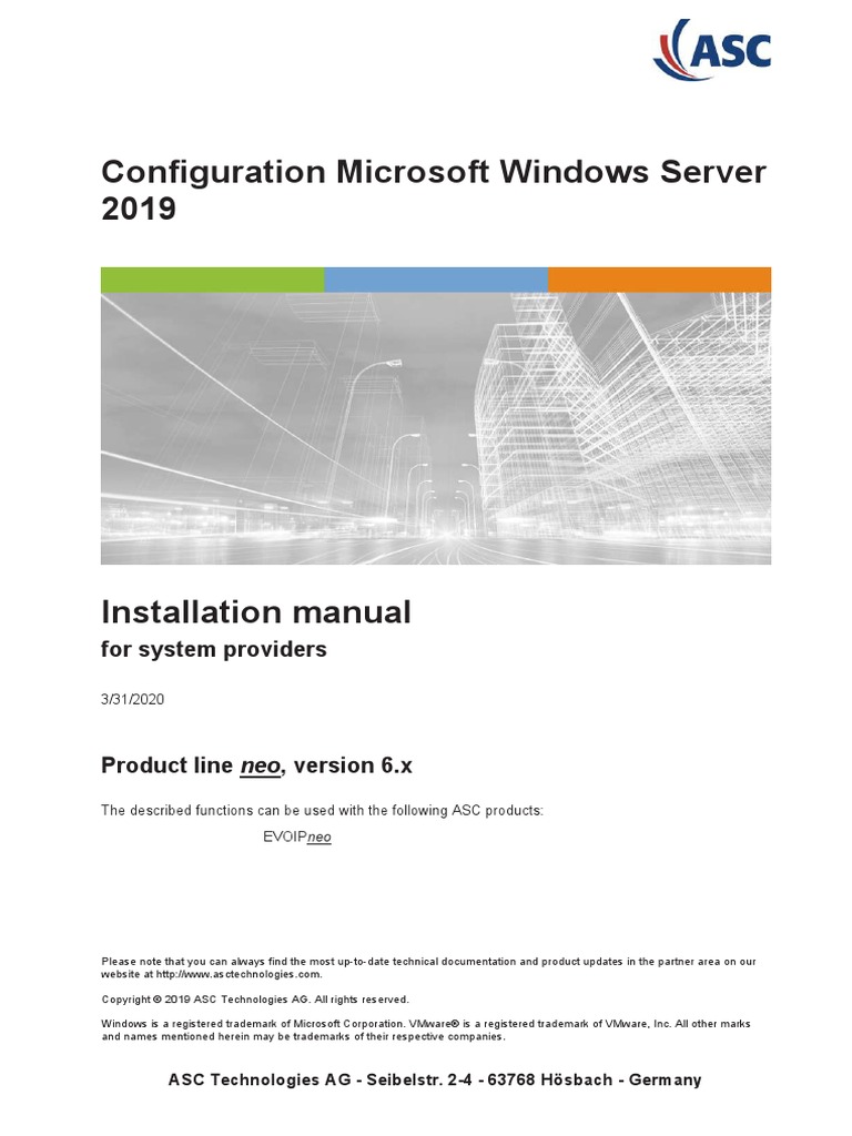 Configuration Microsoft Windows Server 2019: For System Providers | PDF ...