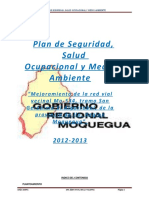 Plan Ssoma Sub-Region Ilo 2012 - Carretera Algarrobal San Geronimo