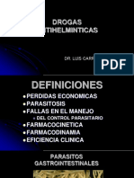 Drogas Antihelminticas Dr. Luis Carretto
