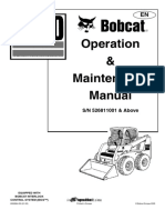 Bobcat S150 Series - Operation Maintenance Parts Manual