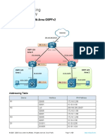 7.1.2 Lab - Implement Multi-Area OSPFv2