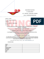 Walk in Interview and Psikotest PT Wings Group