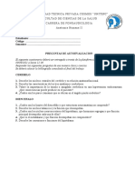 AUTOEVALUACIÓN Cerebelo - Diencéfalo