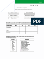 Ejercicios de Nomenclatura Inorgánica