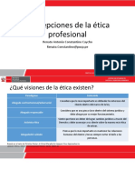 PPT. Concepciones de La Ética Profesional. Concepciones de La Ética Profesional